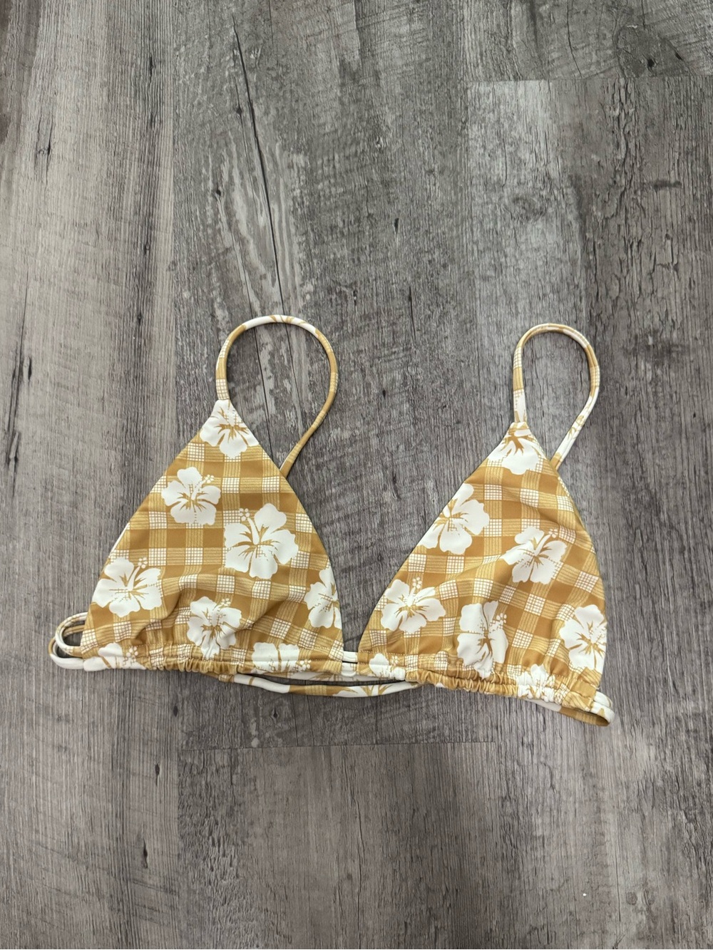 NWOT Benoa swim large siena top in honey palaka